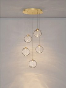 Lustra LED design decorativ 3000K BLAZIK D-44,5cm
