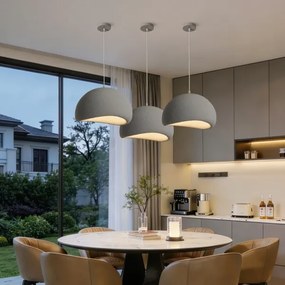 BRILAGI - Lustră suspendată pe cablu WABI SABI 1xE27/60W/230V Ø 40 cm gri