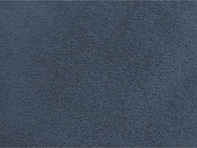 Taburet albastru cu tapițerie din chenille Roxelane – Bobochic Paris