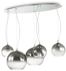 Lustra cu 5 pendule, globuri Nemo sp5