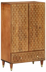 vidaXL Dulap înalt, 60x33x100 cm, lemn masiv de mango