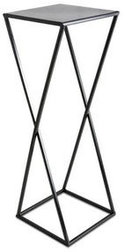 Suport pentru flori 70x24 cm, negru