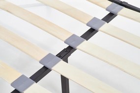 Pat de o persoană 120 cm Lashell 120 (fără saltea) (negru). 1039456