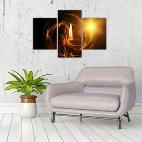 Tablou cu lumânare (90x60 cm)