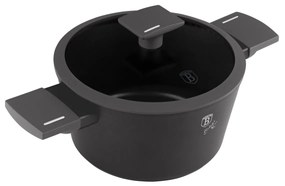 Oală cu capac 20 cm, 2.5L – Berlinger Haus BH8130, Anthracite Collection, elegantă, rezistentă, potrivită pentru toate plitele