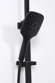 Set de duș cu termostat Rea JET Black Mat