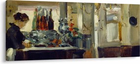 Tablou - Style of Edouard Manet, Bon Bock Cafe, reproducere (120x50 cm)