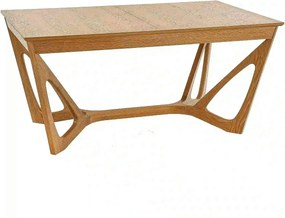 Masa extensibila WENANTY, stejar, 160/240x100x77 cm