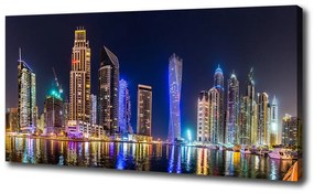 Tablou pe pânză Dubai timp de noapte