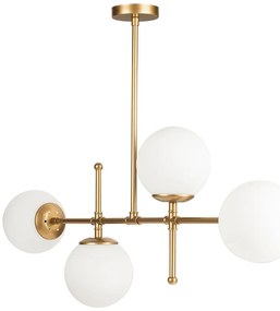 Lustră Squid Lighting Kruva, înălțime 57 cm, auriu