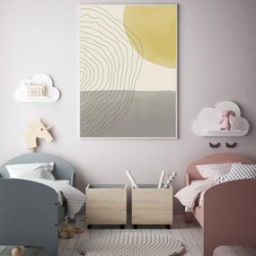 Poster - Abstracție pictată (A4)