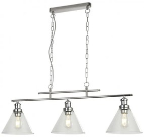 Lustra suspendata design clasic Pyramid crom 1277-3CC SRT