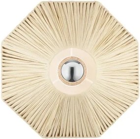 Aplica de perete cu design texturat ELVIO natur 30cm