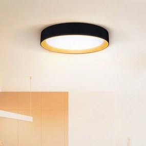 Plafonieră LED dimabilă Brilagi LARIOS LED/60W/230V 3000-6500K ø 49 cm negru + telecomandă