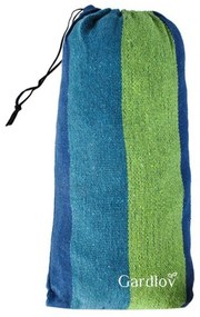 Hamac albastru-verde pentru 2 persoane, HAMMOCK 200x150 cm