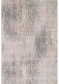 Covor roz/gri din lână 133x180 cm Calvi rose – Agnella