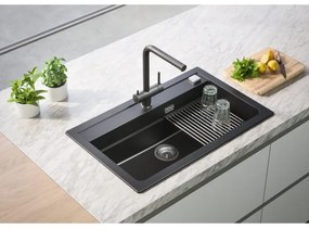 ALVEBaterie de chiuvetă ALVEUS 1139808 AGUILA 33,3 cm negru