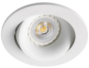 Rama Spot directionabil, incastrabil, alb, diametru 11cm ARGON-R, 43401