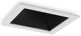 Spot LED incastrabil design modern GAME FI1 SQUARE alb / negru 192352
