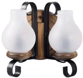 Aplica rustica 2 becuri E14 Elaria EL0025601 Erste