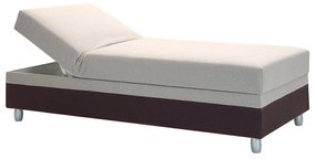 Pat de o persoană 85 cm Sodak (maro + Maro gri) (cu sp. depozitare). 1100766