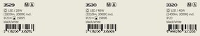 Plafoniera LED design modern Saphira, 64cm 3530 RX