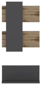 Raft Tutuba 3 (stejar + antracit) . Promo -6%. 1094796