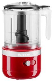 Tocator fara fir KitchenAid, 12 V, 1,18 L, 2 viteze + Pulse, fara BPA, Rosu Imperial