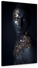 Tablou canvas Blue Cristal Men 120x80 cm
