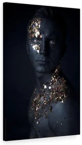 Tablou canvas Blue Cristal Men 120x80 cm