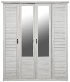 Set Dormitor Jardine Cu Pat Cu Dimensiunea Saltelei 160 X 200 Cm, 2 Noptiere, Dulap
