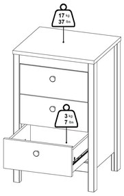 Noptieră grej Madrid – Tvilum