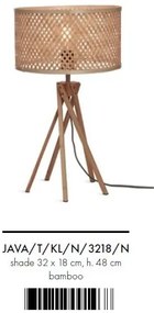 Veioza eco din bambus Java 5-pt nat/3218, nat