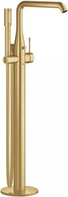 Baterie cada - dus freestanding Grohe Essence auriu periat Cool Sunrise