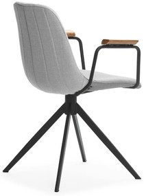 Scaune de dining gri-deschis 2 buc. Tali – Marckeric