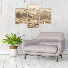 Tablou - Linii Montane 3D (90x60 cm)