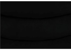Fotoliu reglabil masaj, material textil catifea negru, LAMBERT
