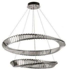 Lustră LED dimabilă pe cablu LED/90W/230V 3000-6500K crom + telecomandă