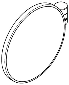 GROHE 41077000 - Oglindă cosmetică SELECTION 20 × 20 cm crom lucios