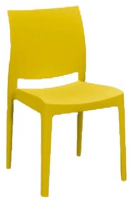 SCAUN PASTELLO - POLIPROPILENA - HORECA - GALBEN