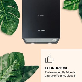 Klarstein Monumenta, hotă murală, aluminiu, 559m³/h, LED, clasa de eficiență energetică B