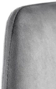 Scaun tapitat K460 - Gri/Gold