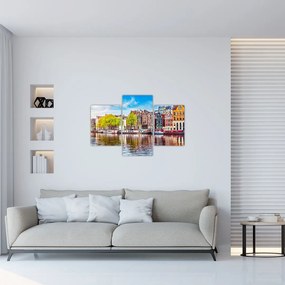 Tablou - Case dansatoare, Amsterdam (90x60 cm)