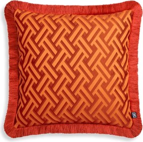 Perna decorativa design LUX Doris S orange, 50x50cm