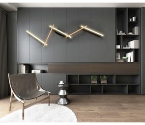 Aplică LED dimabilă Wofi 7021-506 RIMINI LED/57W/230V maro/negru