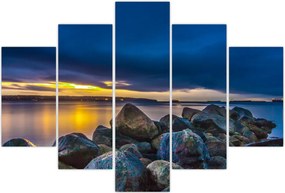 Tablou - Nori de furtună deasupra apei (150x105 cm)