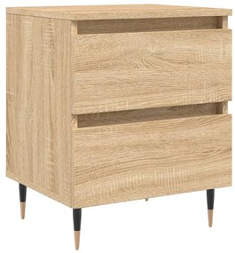 826866 vidaXL Noptieră, stejar sonoma, 40x35x50 cm, lemn compozit