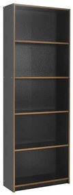 Biblioteca Adore Modern, 5 rafturi, 64 x 182 x 26 cm
