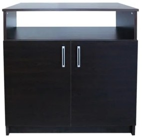 Comoda Soft 2 usi, wenge, 75 x 87 x 39 cm