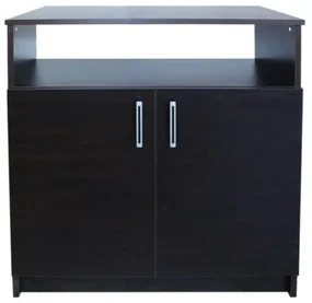 Comoda Soft 2 usi, wenge, 75 x 87 x 39 cm